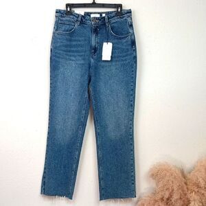 a loves a Women's hight rise straight leg denim jeans sz 32
